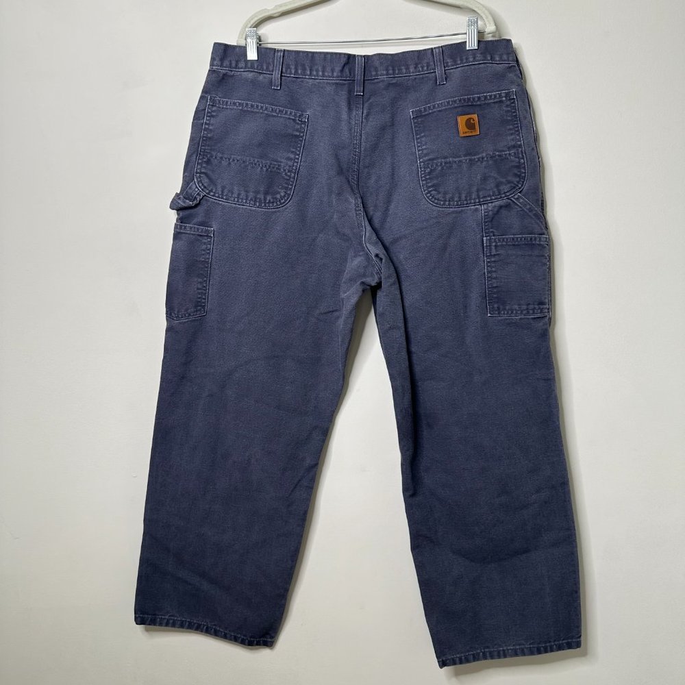 Carhartt Duck Canvas Dungaree Carpenter Work Pant… - image 3